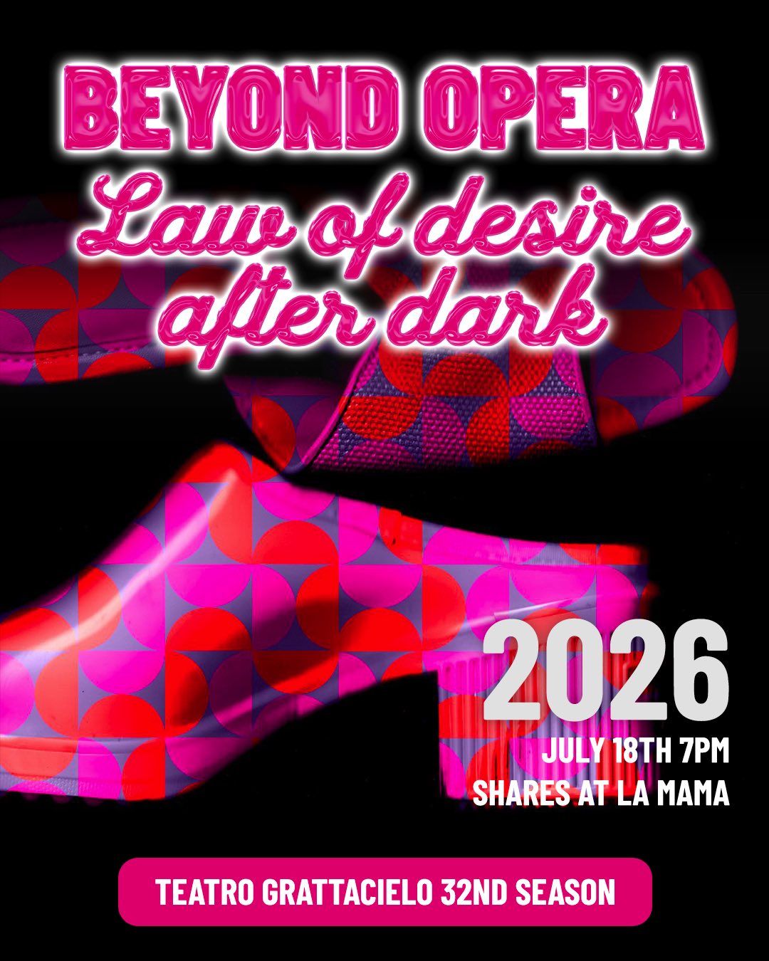 Beyond Opera: Law of Desire After Dark 