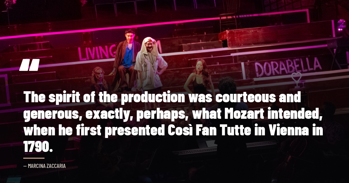 Così fan tutte | Reviewed by The Theatre Times